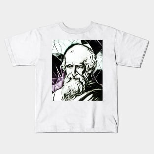 Archimedes Black and White Portrait | Archimedes Artwork 3 Kids T-Shirt